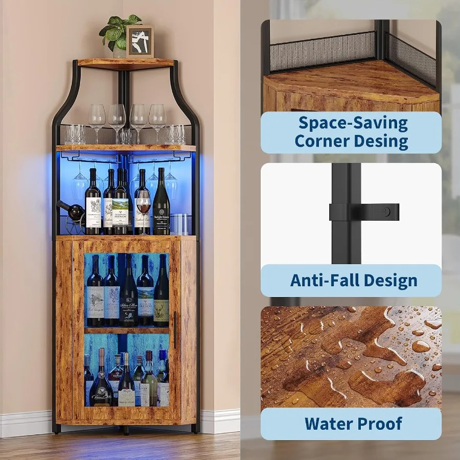 Corner Bar Cabinet for Home Us - đánh giá và giá Wine & Beer Guayaquil