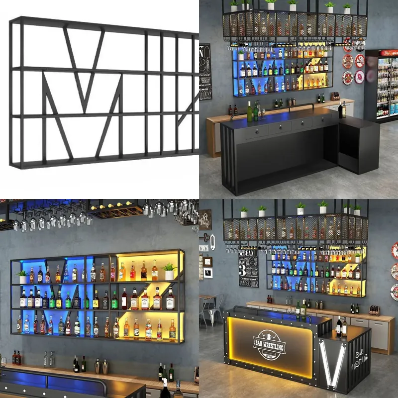 Wall Mounted Wrought Iron Wine - đánh giá và giá Wine & Beer Guayaquil